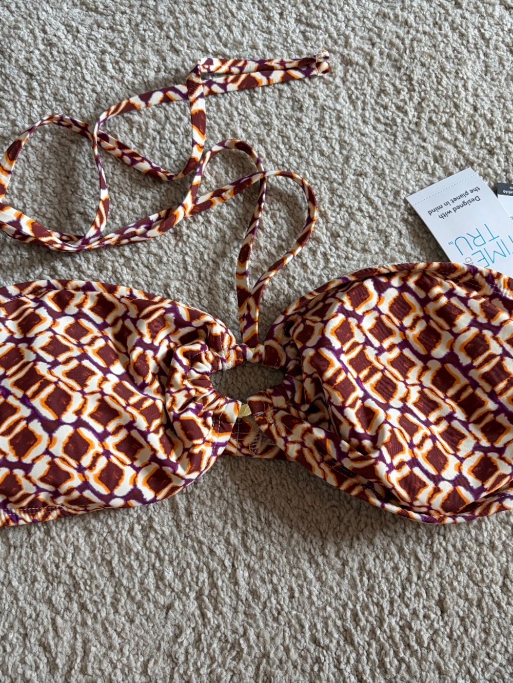 Time and tru bikini top